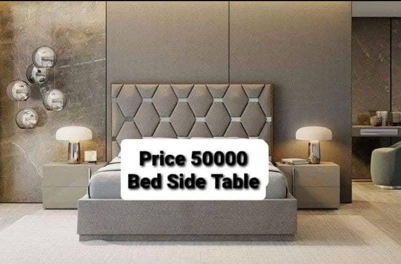 Bed set - king size bed- double Bed- solid Bed- wooden Bed set 2