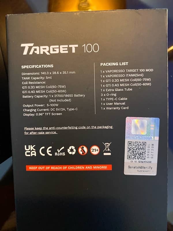 vaporesso target 100 vape mod 5