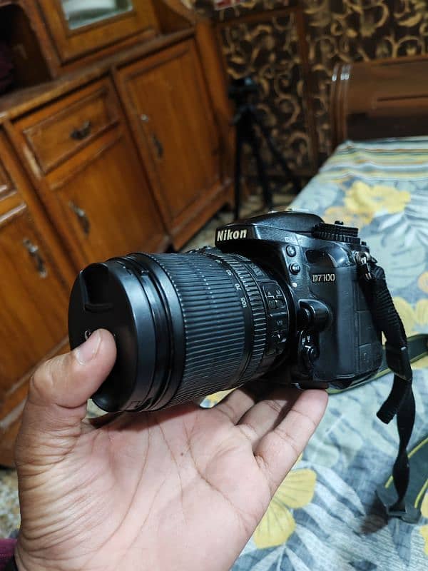 Nikon D7100 with 18/105mm Vr Dx. 0