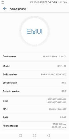 Mate 10 lite Exchanges possible