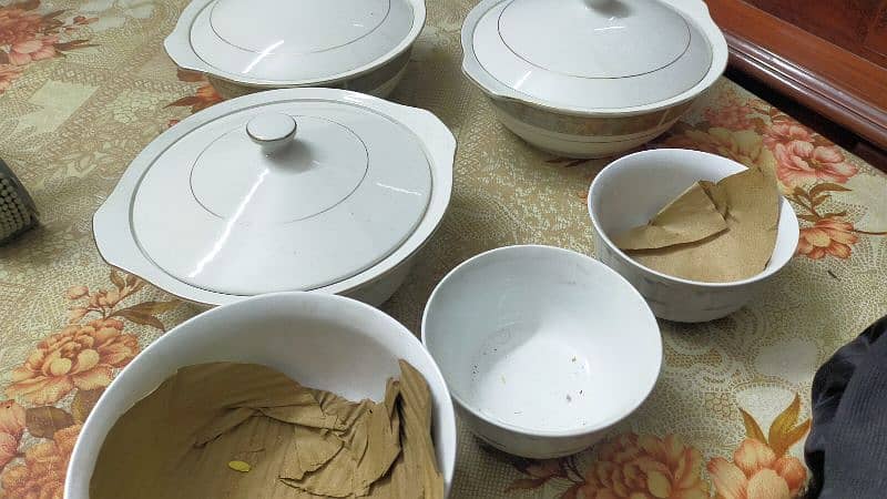 6 bowls crockery 4