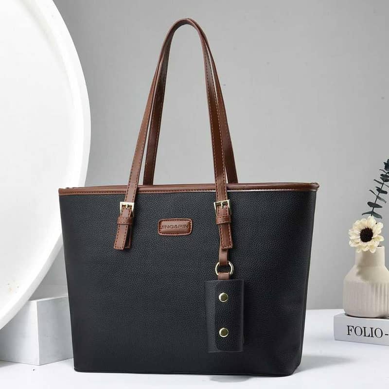 Premium Women's Rexine Tote Bag – Stylish, Spacious & Perfect for Eve 3