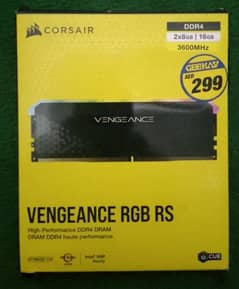 CORSAIR 16GB DDR 4  3600MHz RGB RAM