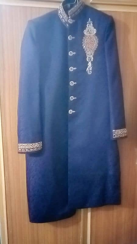 navy blue sharwani 2