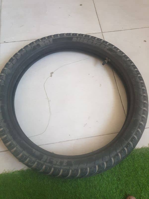 front tyre 2.75 18 DSI used normal condition 3