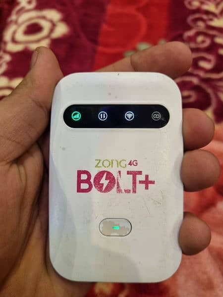 ZONG 4G BOLT+ WIFI DEVICE 0