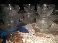 glass dinner set