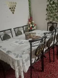 8chairs dining table