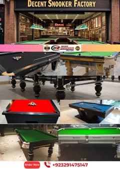 Snooker table / Pool Table / Billiard / Manufacturer / Pool & Billiard