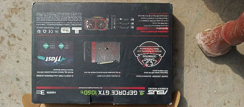 Nvidia GTX 1050ti 4GB graphics card 4