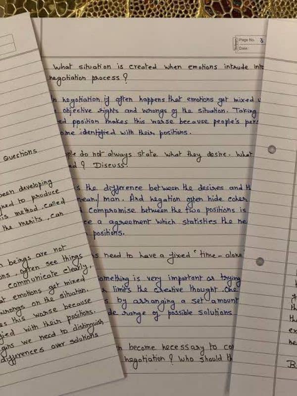 Handwritten Assignments 0