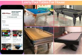 Luxury Pool Table / Snooker Table / Billiard Table / Customized Design