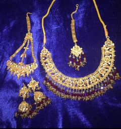 Artificial bridal jewelry set