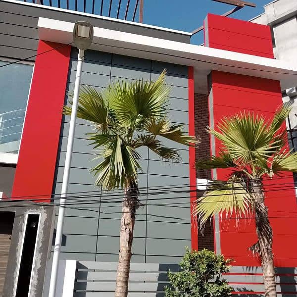Wall cladding sheet and curtain wall, spider glass fitting 5