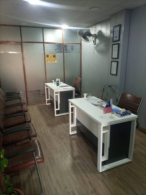 1 bed furnished flat commercial office for rent at reasonable price 2