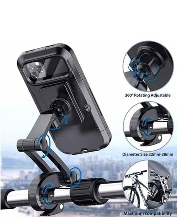 Waterproof mobile stand cycle bike free delivery 0