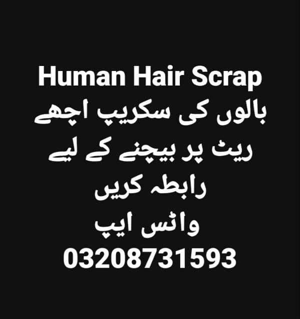 Human Hair Scrap 0