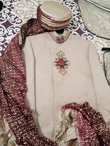 Groom Shirwani, Qulla and Khussay For Sale 1