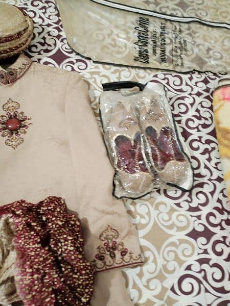 Groom Shirwani, Qulla and Khussay For Sale 3