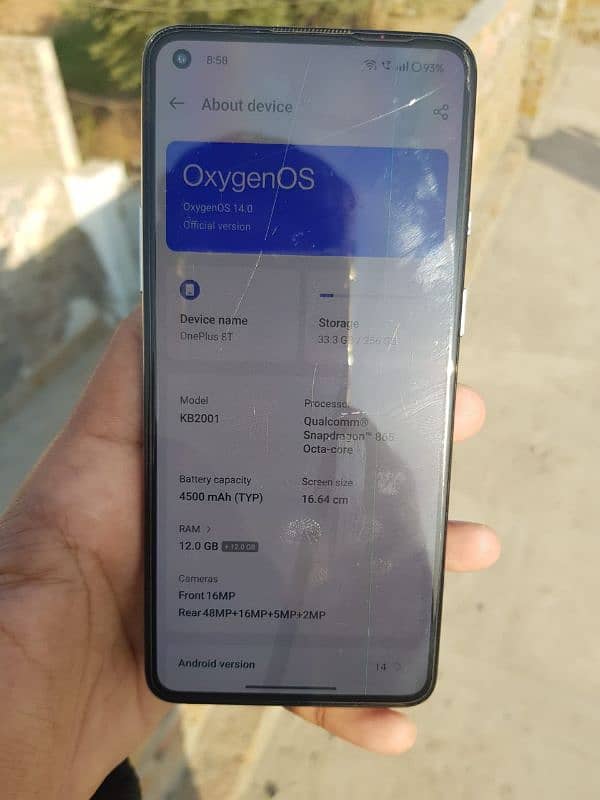 oneplus 8t 12gb 256gb air tight only mobile 7