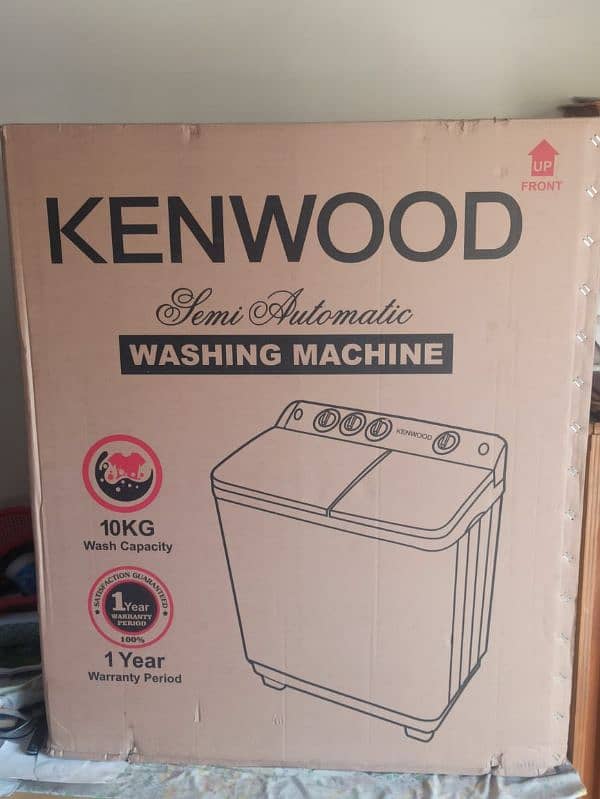 Brand New kenwood Semi Automatic Washing machine 10kg 2