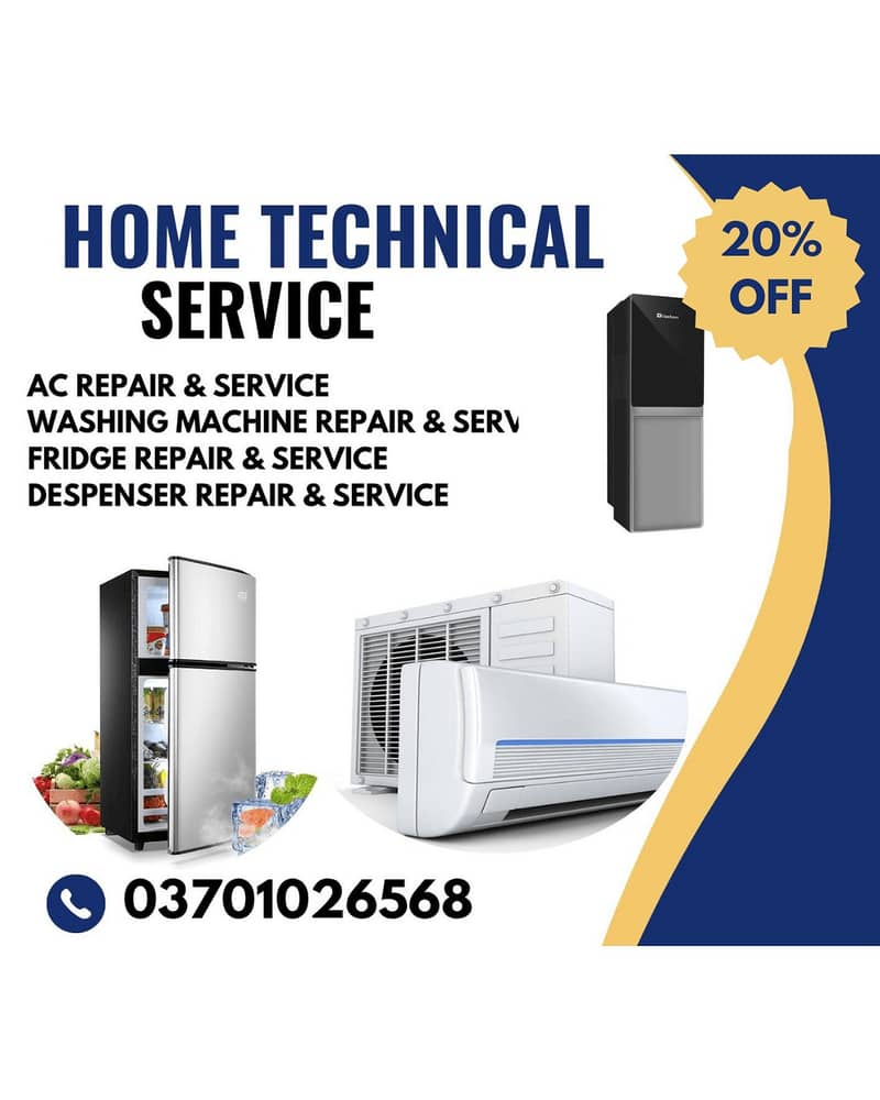 Fridge Repair , AC Services, Automatic Washing Machine Repairing 0