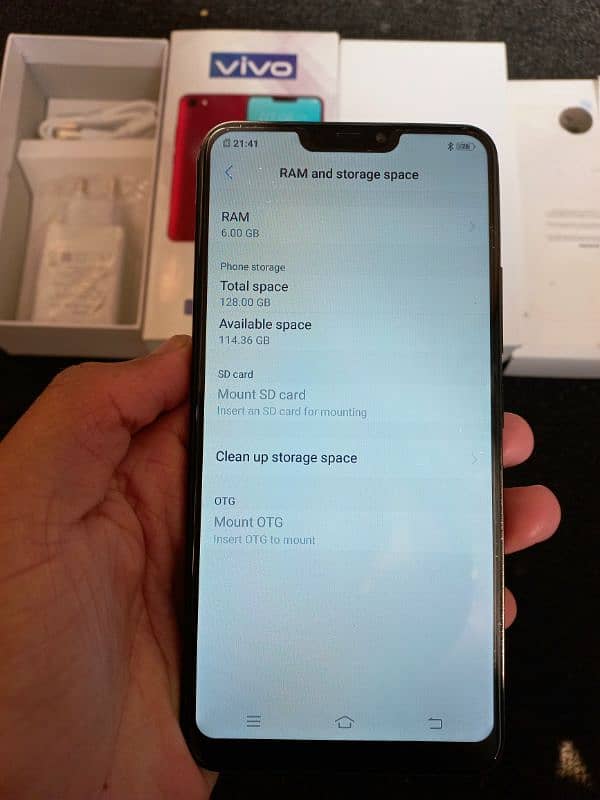 vivo y81 6/128gb like brand new [03320420497 3