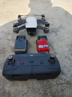 dji spark with two batteries