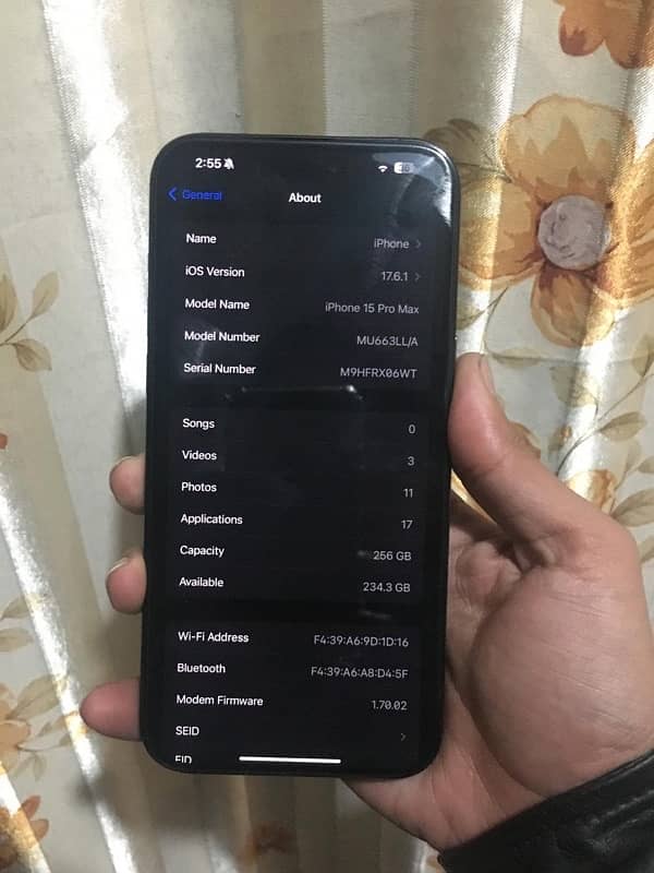 iPhone 15 Pro Max With box 256Gb 6