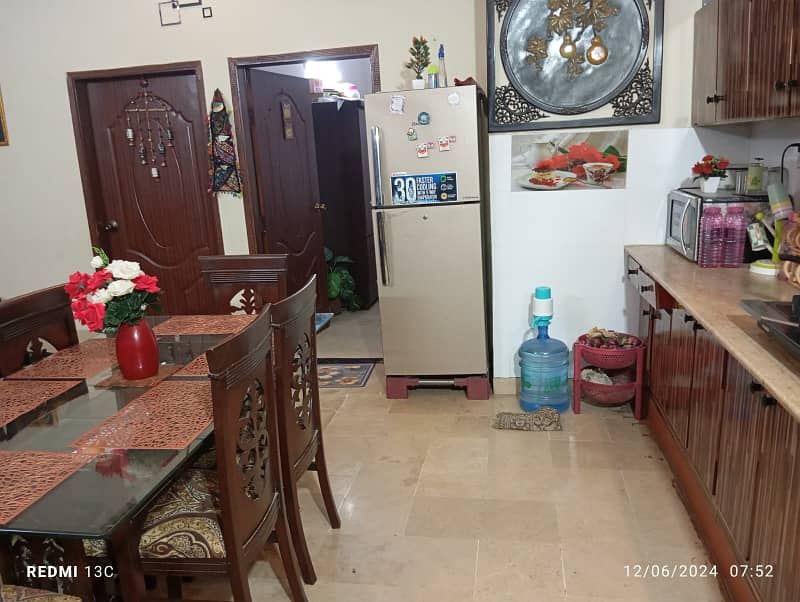 two bed dd ground floor portion for rent in johar 5