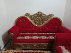 five seater sofa/5 seater/deewan/table set/chinyoti design/wooden sofa