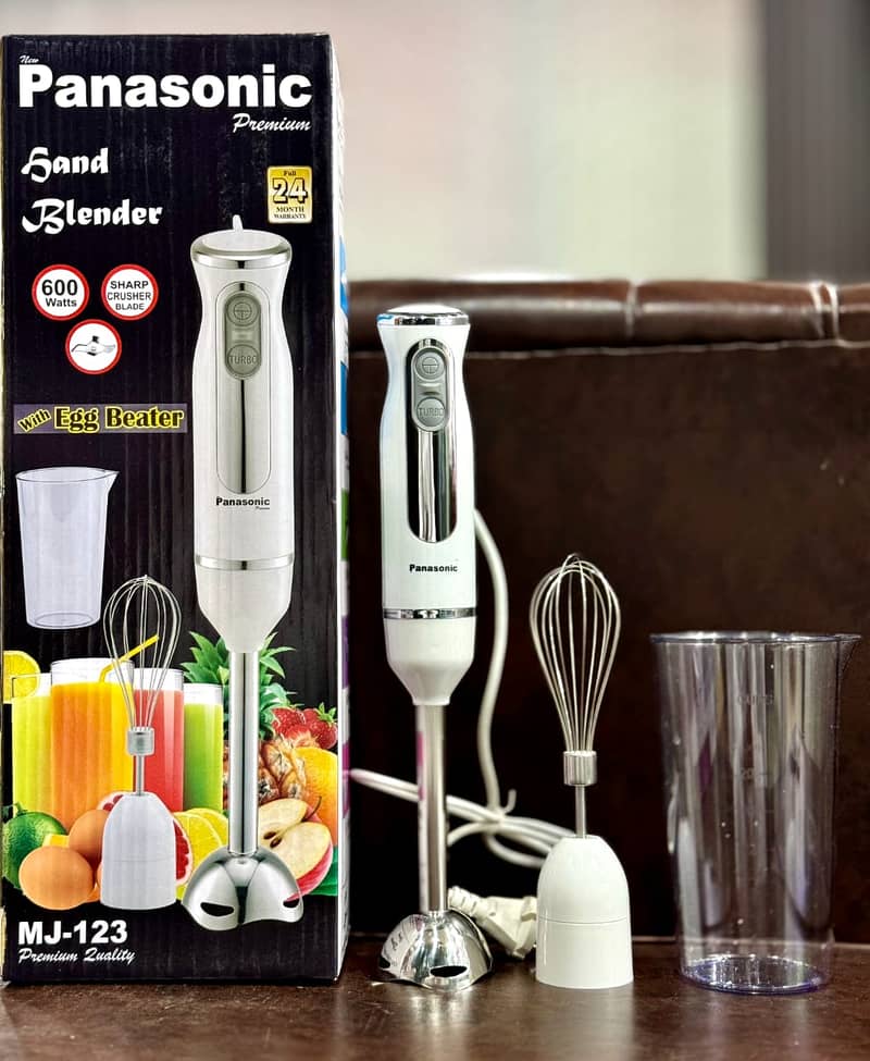 Panasonic Hand Blender\Mixer with Egg Beater + JAR (New) 0