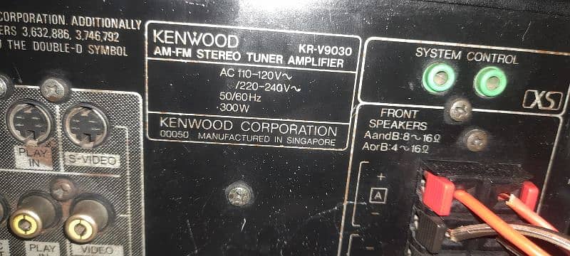 kenwood amplifier 2 20 all ok good condition 2 speaker 8 8 inch ke new 2