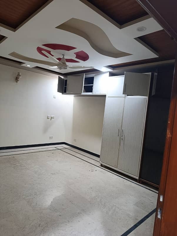 14marla 3beds DD TV lounge kitchen attached baths neat clean ground portion for rent in G 13 4 islamabad 3