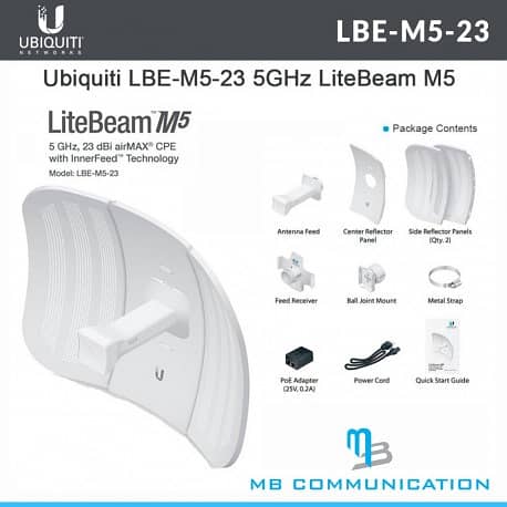 Litebeam m5 with poe adapter 0