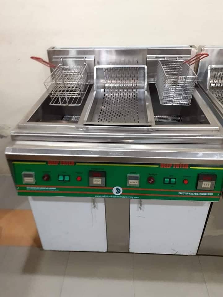 deep fryers 2 + 2 tube with chipdem deepfryer . 1