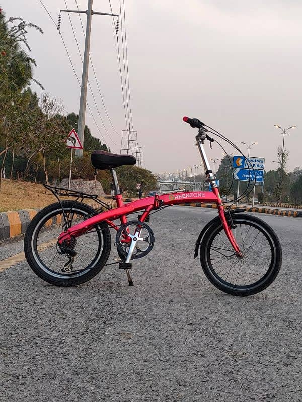 Greenzone folding bicycle for sale 1