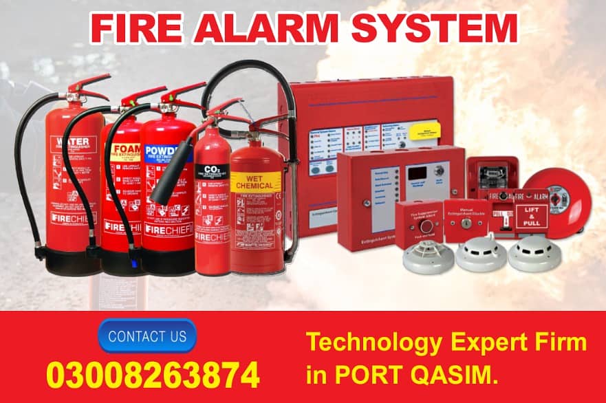 Fire Extinguisher & Fire Alarm System In Karachi 0