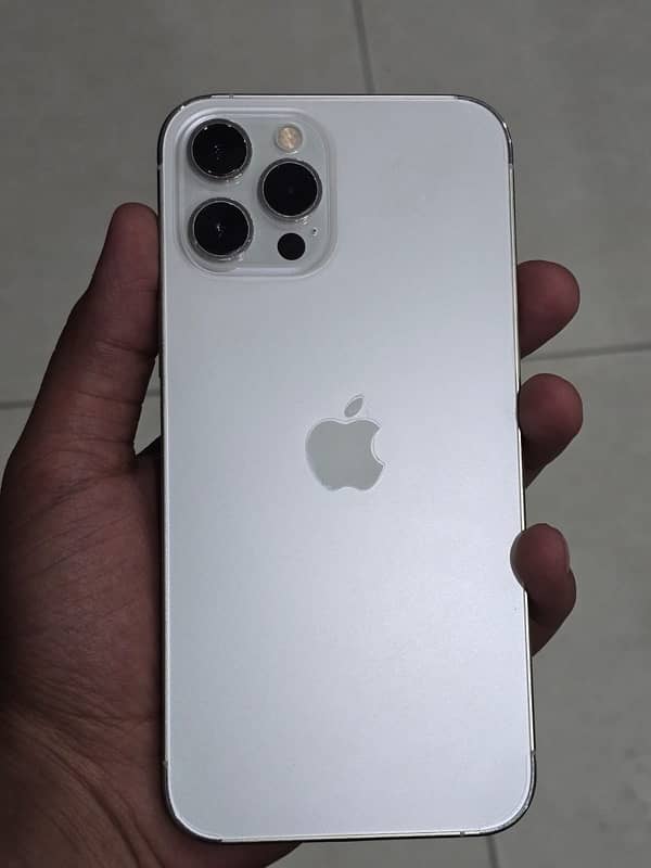 iPhone 12 pro max , 256 Gb White demanded Colour total Original 0