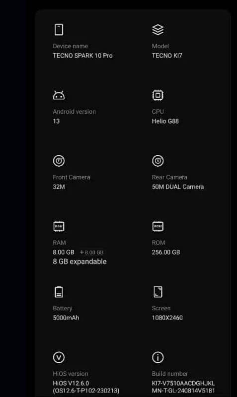 Tecno spark 10 pro 16 256 gb 3