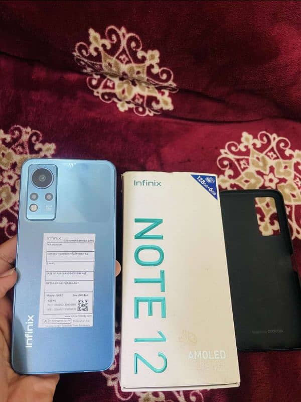 infinix note12 with box 128Gb 0