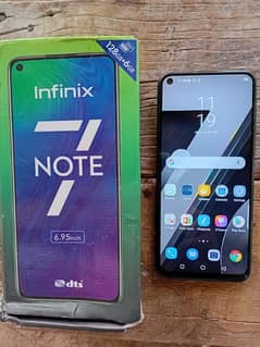 infinix Note 7. . . With Full Box. . . Official PTA Approve. . .