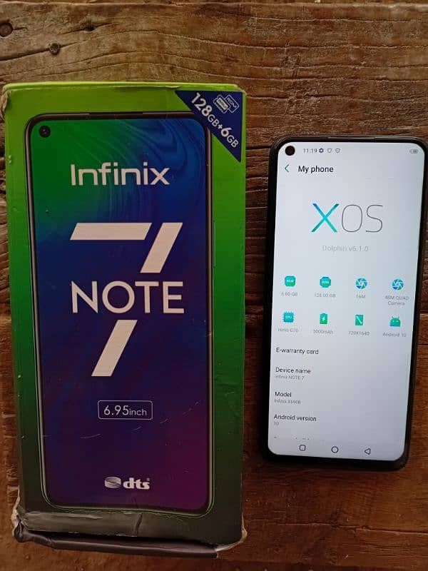 infinix Note 7. . . With Full Box. . . Official PTA Approve. . . 1