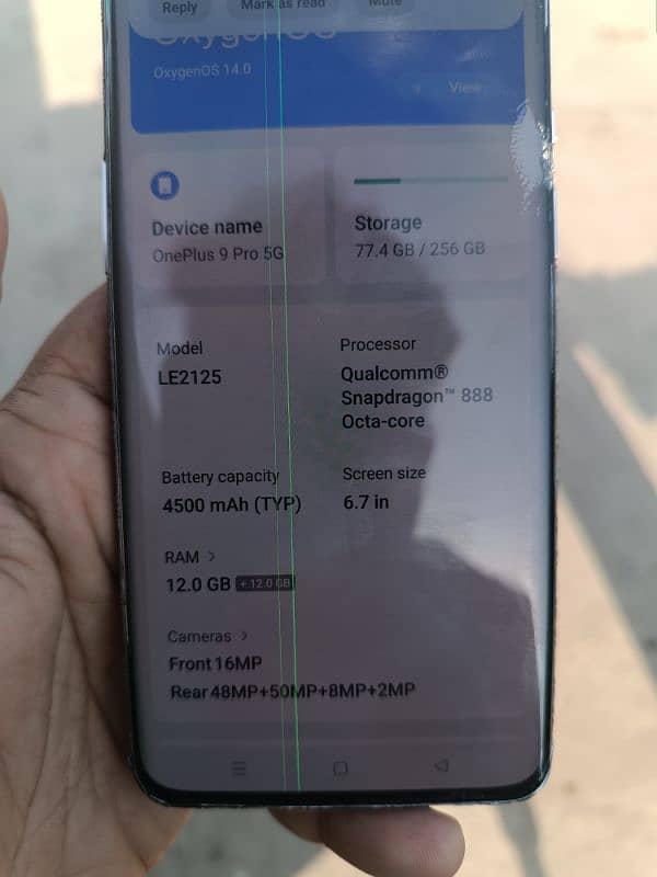 oneplus 9pro 12gb 256gb patch huwa hai 1