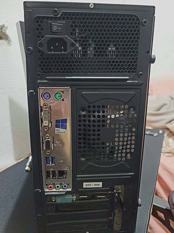 Gaming PC CPU i5 4th 16GB 128GB with RX580 8GB 0