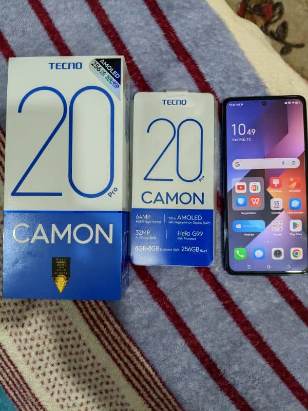 Tecno Camon 20 Pro For Sale 1