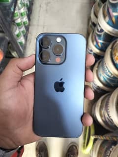 iphone 15 pro ( blue titanium ) pta approved