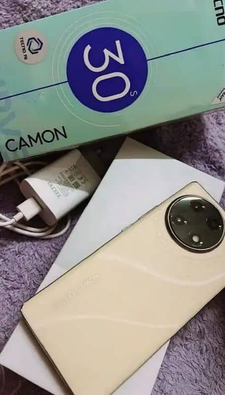 tecno camon 30s 8/256 just box open full box ok 1