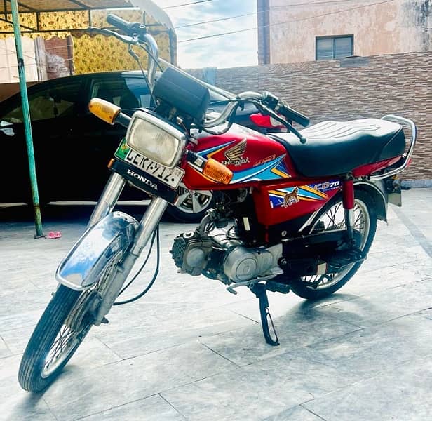 Honda cd 70 home used frist owner orignal doumneta 3