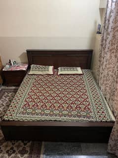 plai &wooden bed for sale